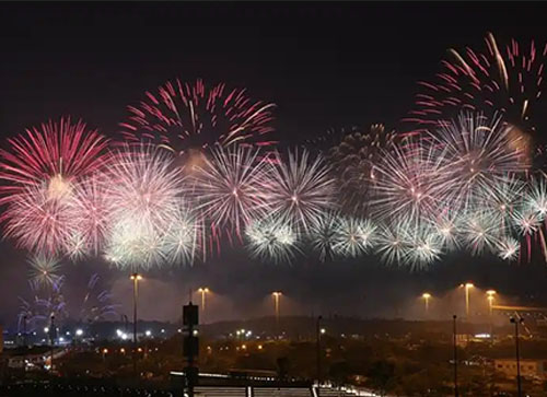 九寨沟县焰火晚会